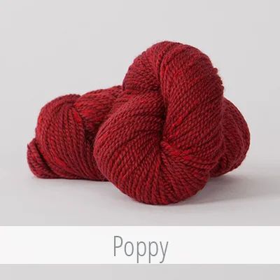 The Simple Beret features yarns by The Fibre&nbsp;Company, including&nbsp;Acadia. &nbsp;How about this beautiful shade called Poppy?