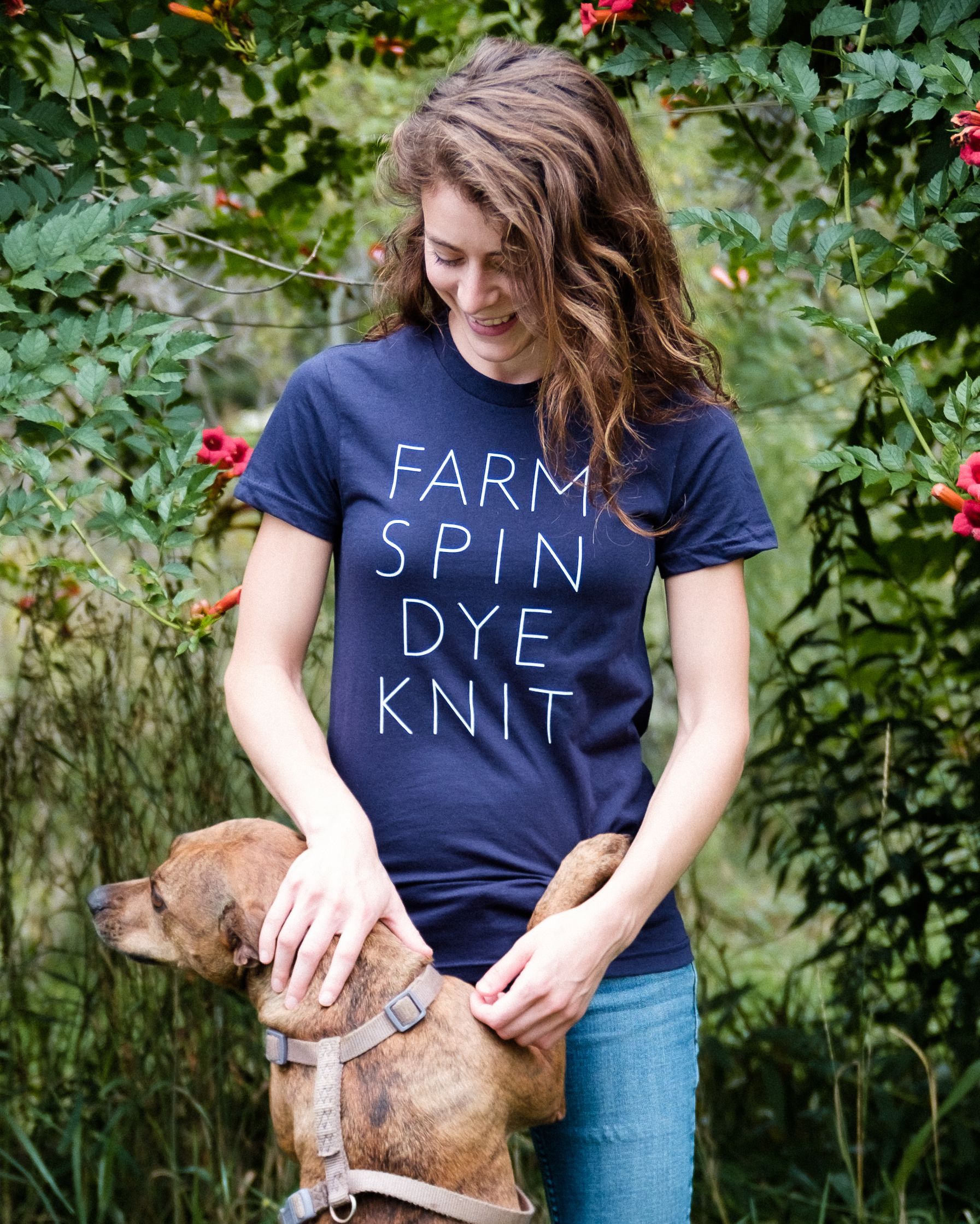 FARM SPIN DYE KNIT t-shirt